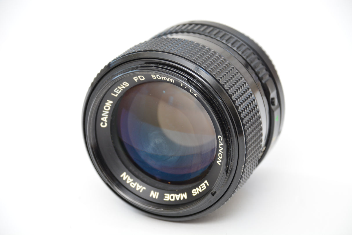 Used Canon 50mm f/1.2 FD Mount Lens