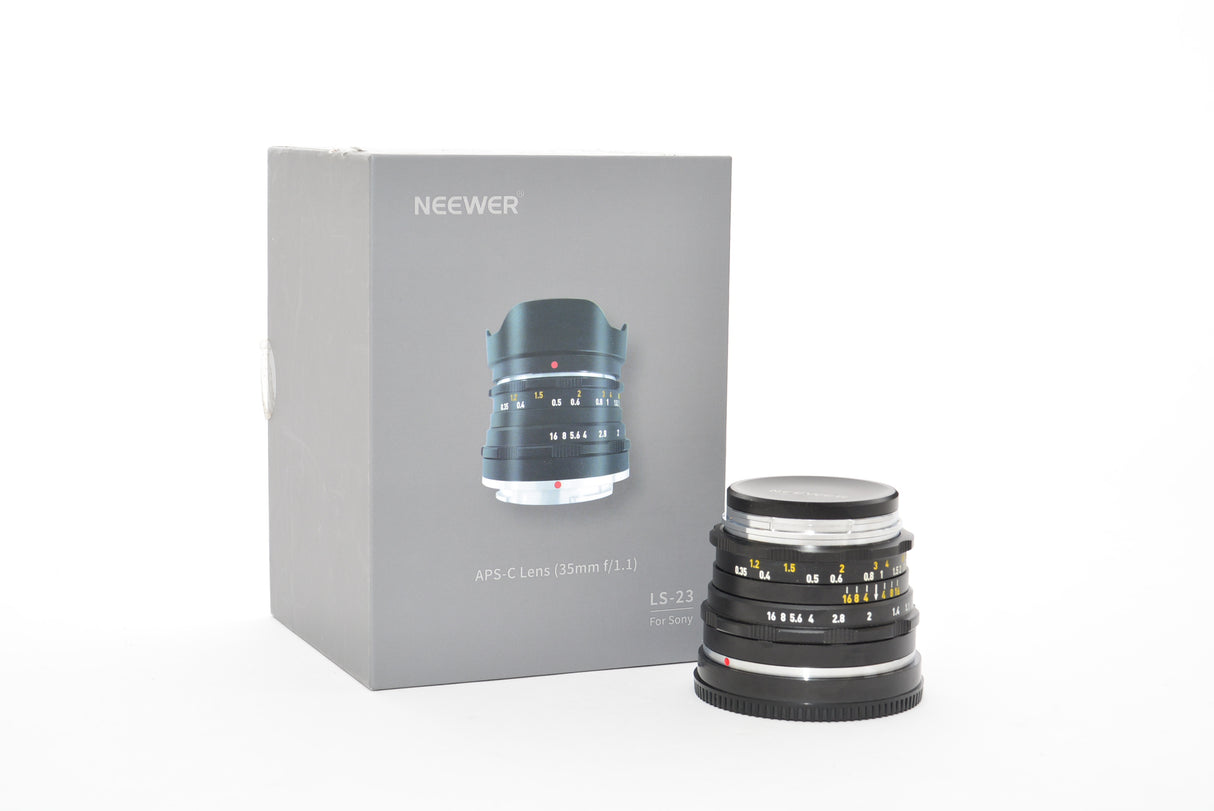 Used Neewer APS-C 35mm f/1.1 LS-23 Sony Mount Lens