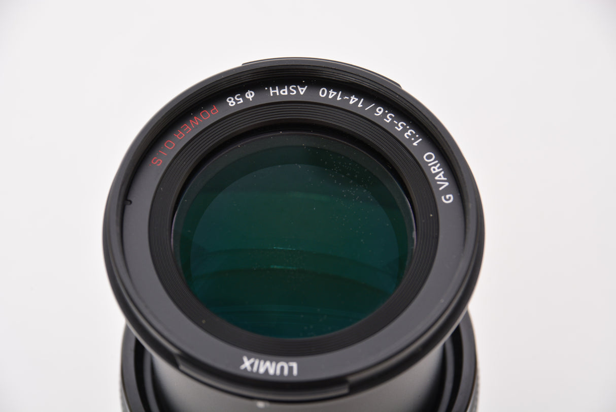 Used Lumix G Vario 14-140mm f/3.5-5.6 Power OIS Aspherical Lens - FUNGUS