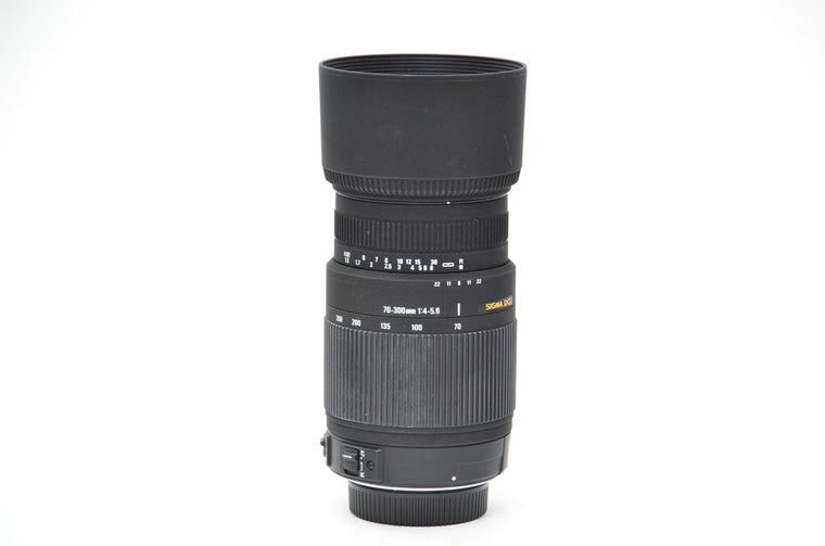 Used Sigma DG 70-300mm f/4-5.6 Lens For Nikon