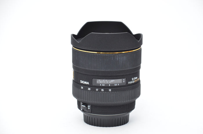 Used Sigma 12-24mm f/4.5-5.6 DG HSM Canon Fit Lens
