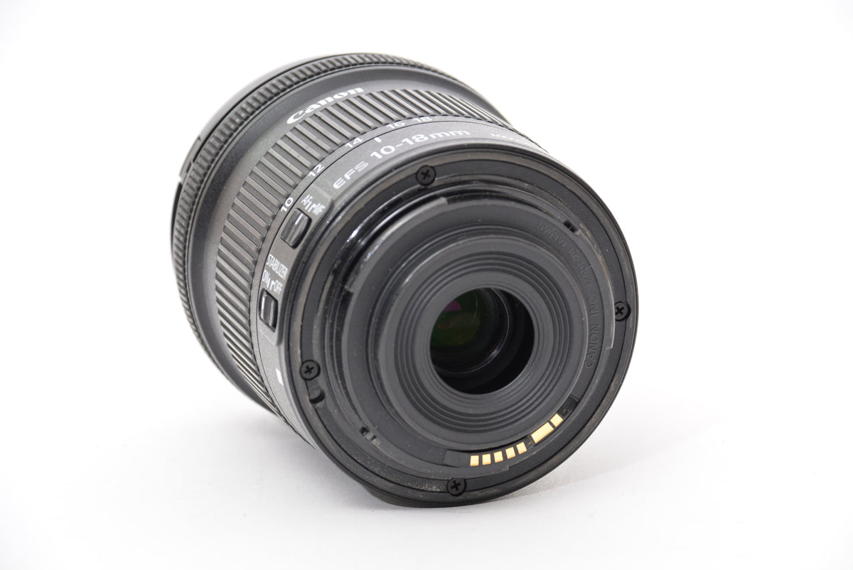 Used Canon EFS 10-18mm f/4.5-5.6 IS STM Lens
