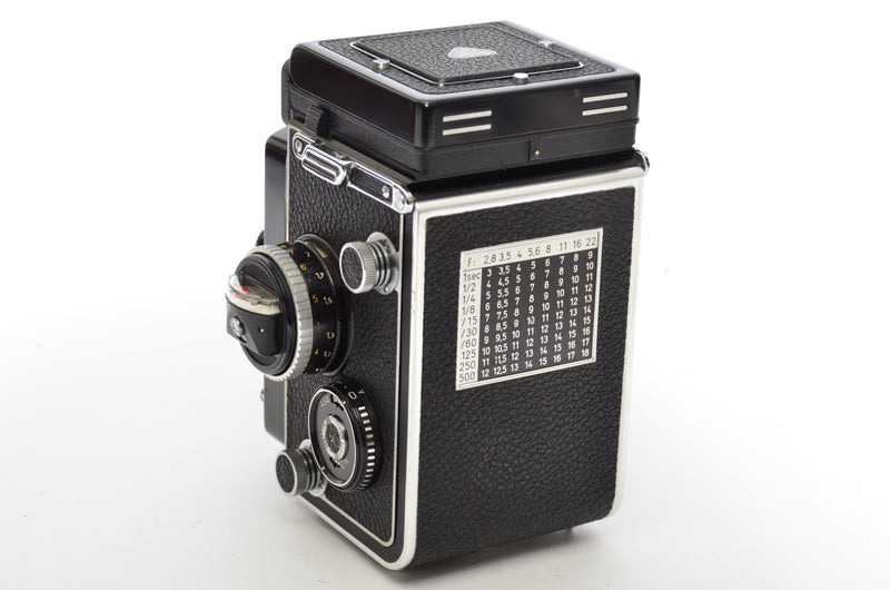 Used Rolleiflex 2.8F White Face With Original Leather Case