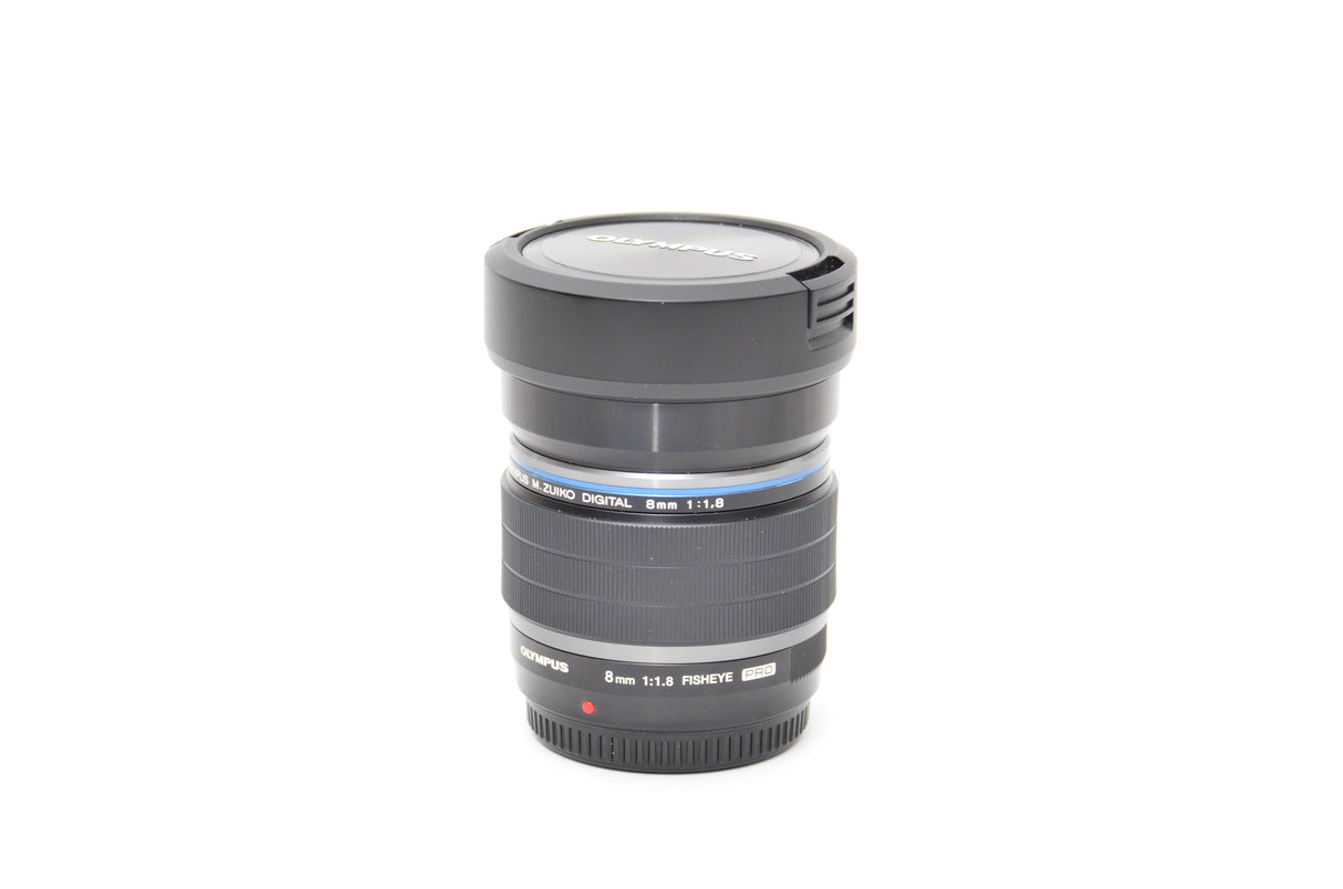 Used Olympus M.Zuiko ED 8mm f/1.8 fisheye Pro lens