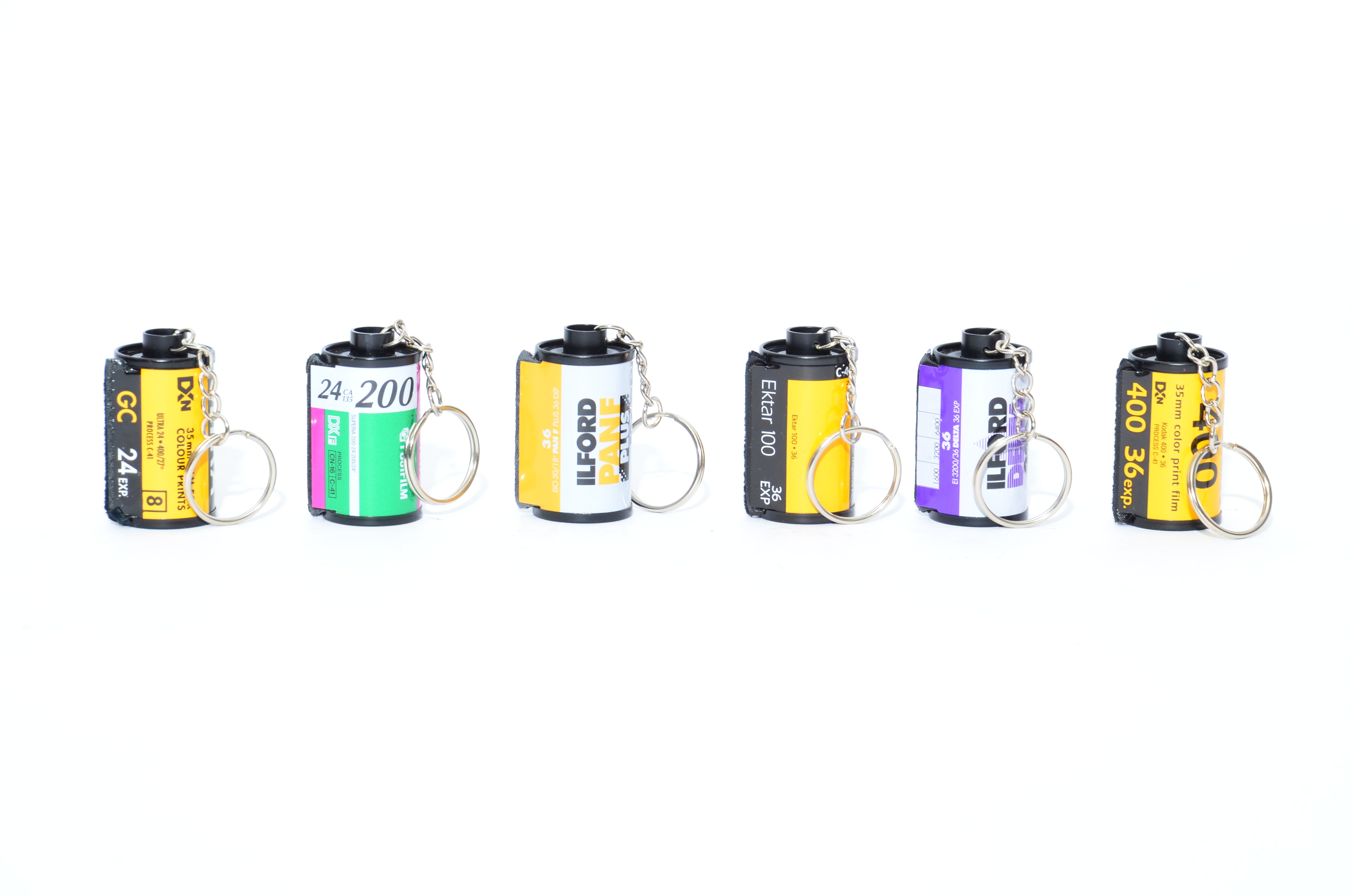 Photography Film 35mm Canister Retro Keyring