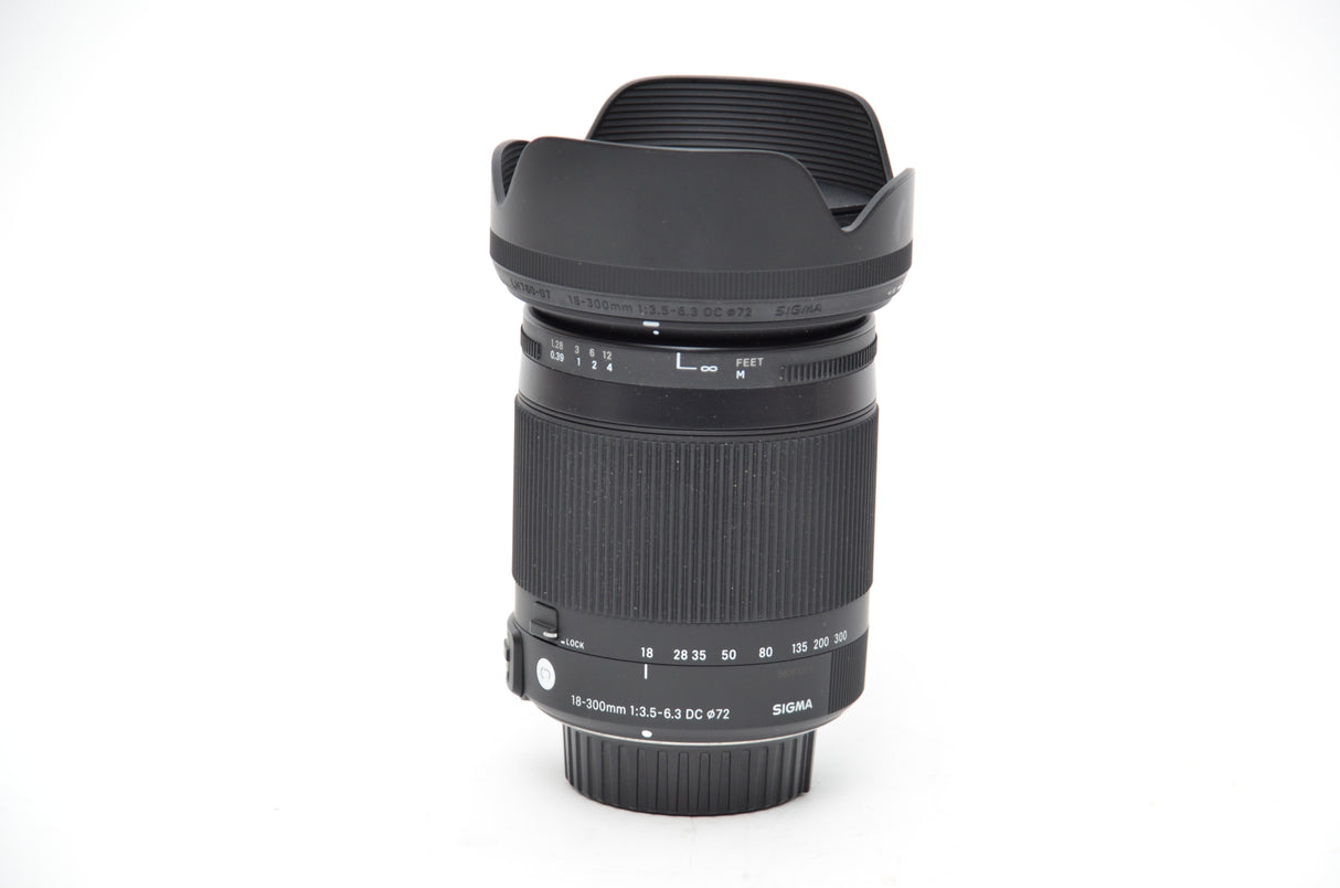 Used Sigma 18-300mm f/3.5-6.3 DC MACRO Contemporary Nikon Fit Lens