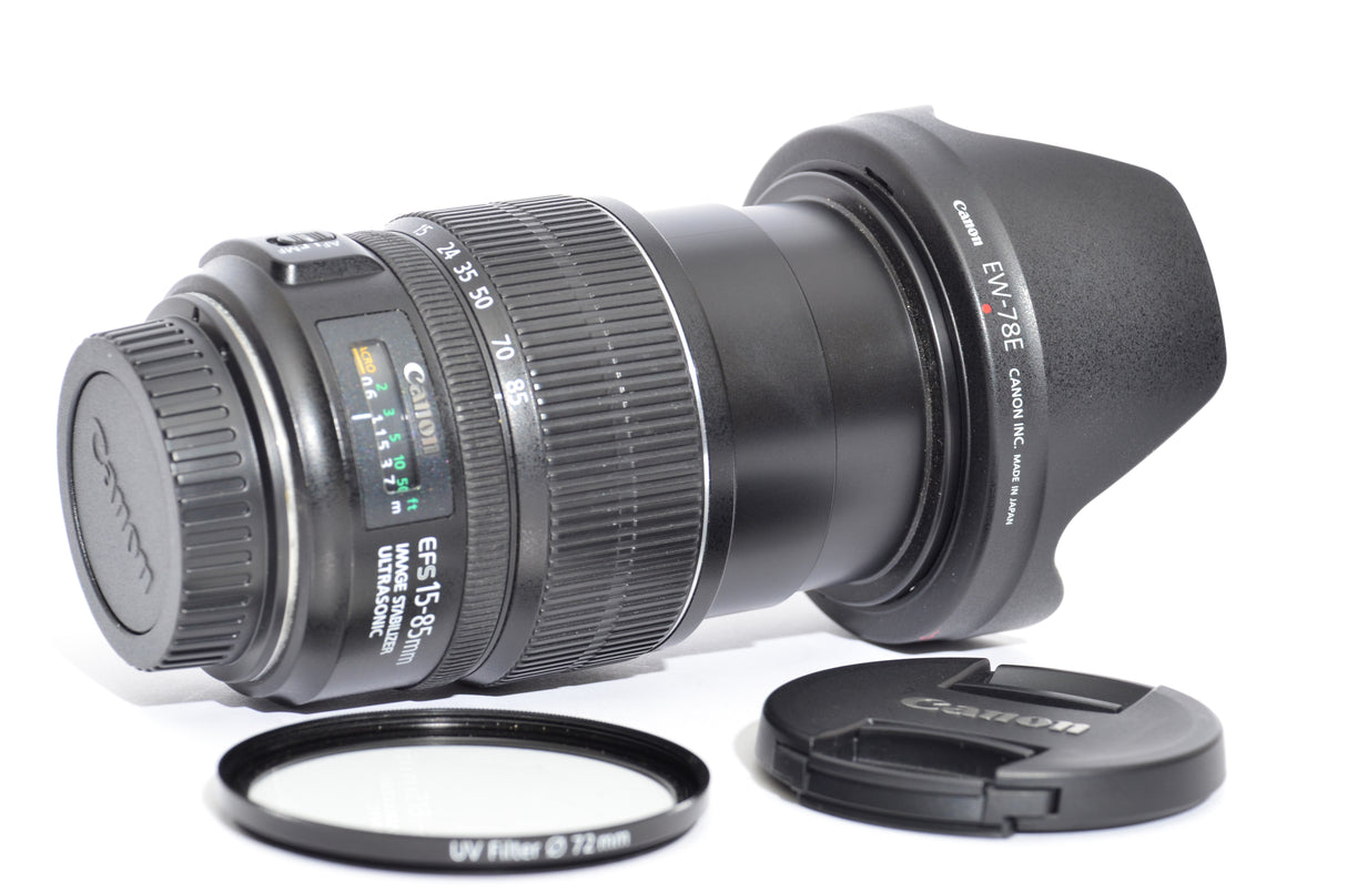 Used Canon EFS 15-85mm f/3.5-5.6 IS USM Lens