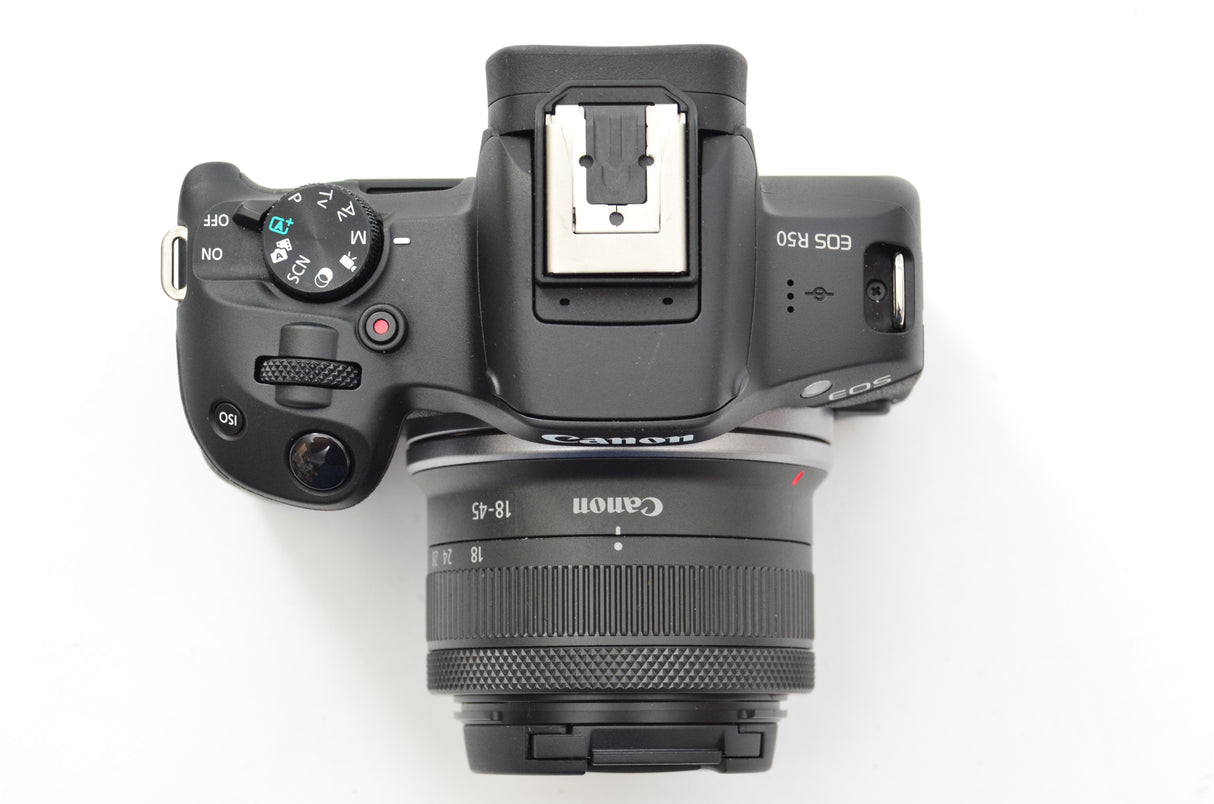 Used Canon R50 RF-S 18-45mm F4.5-6.3 IS STM KIT