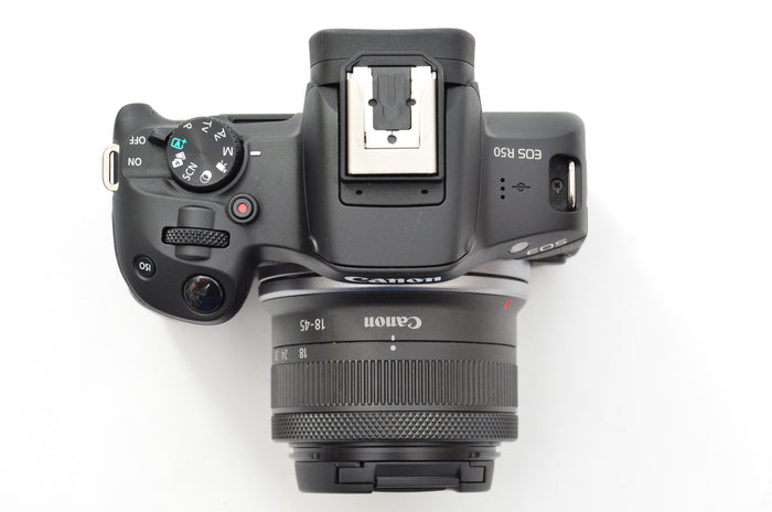 Used Canon R50 RF-S 18-45mm F4.5-6.3 IS STM KIT
