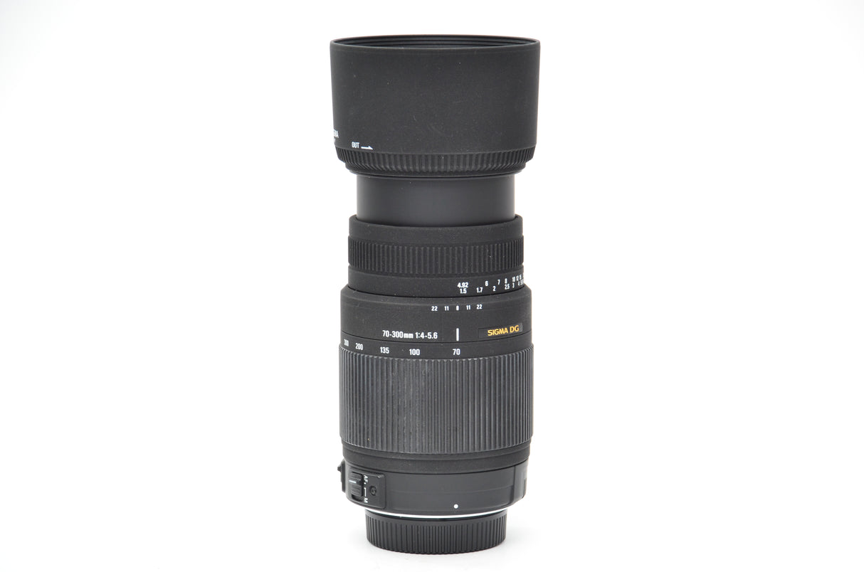 Used Sigma DG 70-300mm f/4-5.6 Lens For Nikon