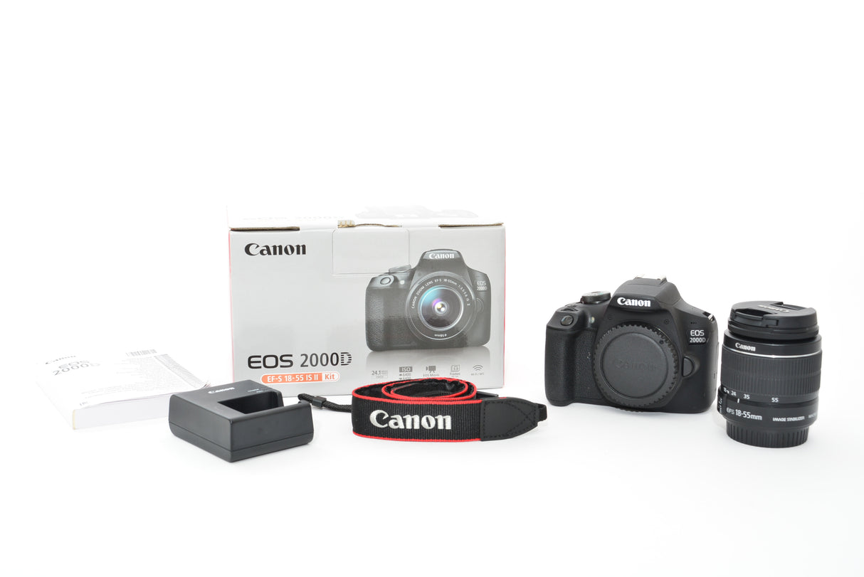 Used Canon EOS 2000D with EF-S 18-55 IS II Kit Lens
