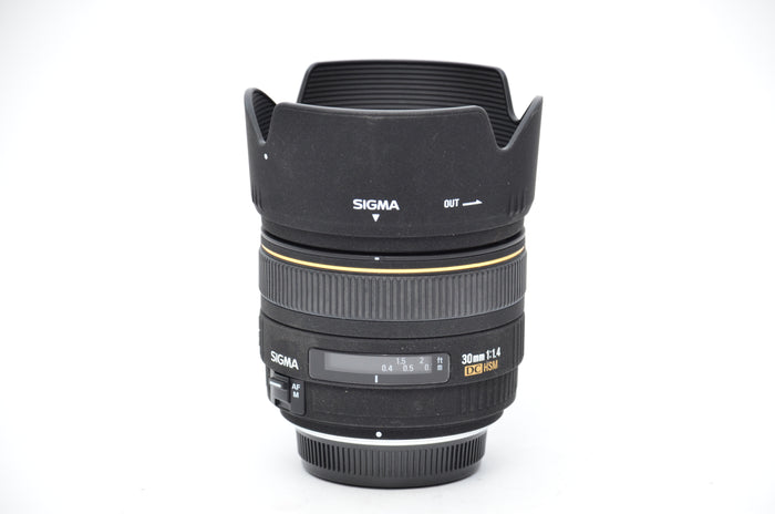 Used Sigma 30mm f/1.4 EX DC HSM Four Thirds Fit Lens