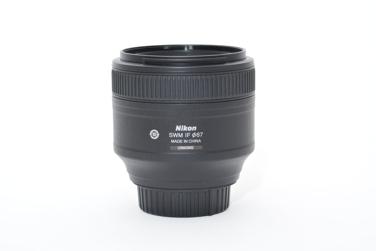 Used Nikon AF-S Nikkor 85mm f/1.8 G Lens