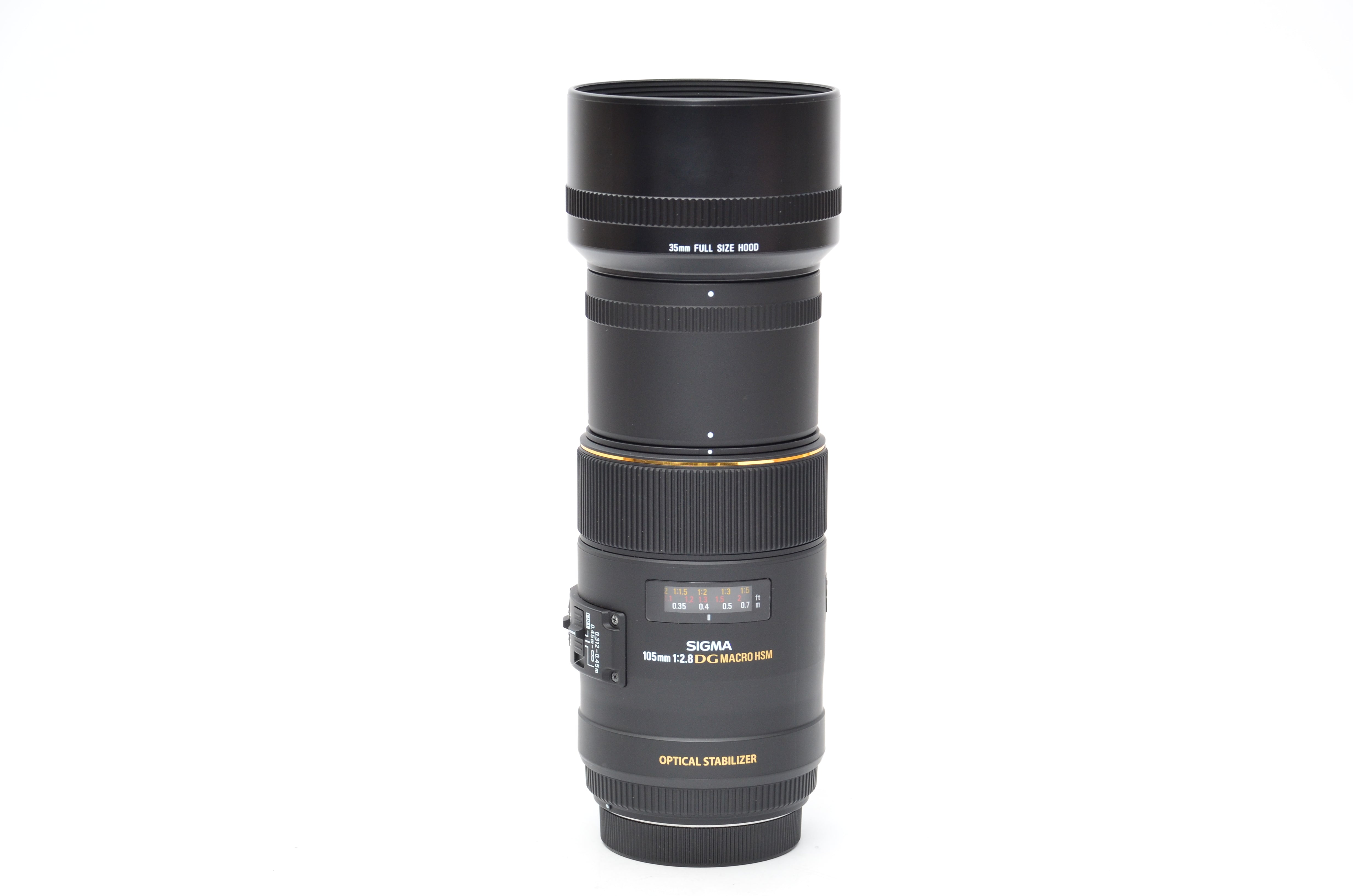 Used Sigma 105mm f/2.8 EX DG Macros OS Canon Fit Lens