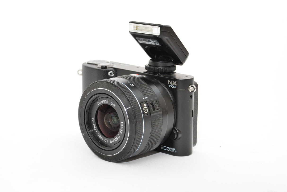Used Samsung NX1000 Mirrorless Camera with 20-50mm Lens