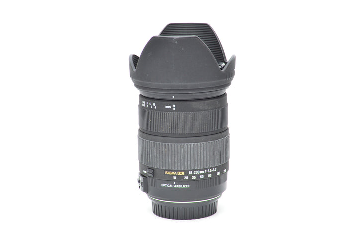 Used Sigma 18-200mm f/3.5-6.3 DC OS HSM Canon Mount Lens