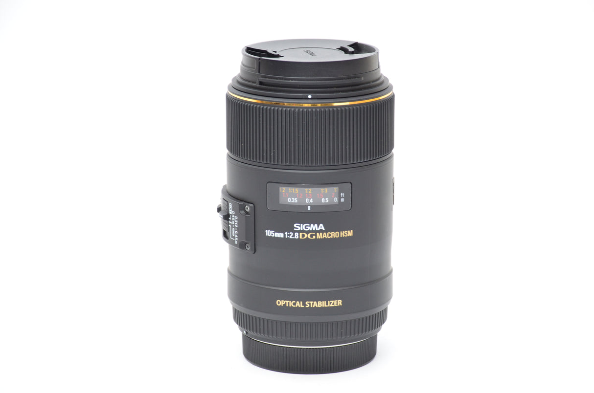Used Sigma 105mm f/2.8 EX DG Macros OS Canon Fit Lens