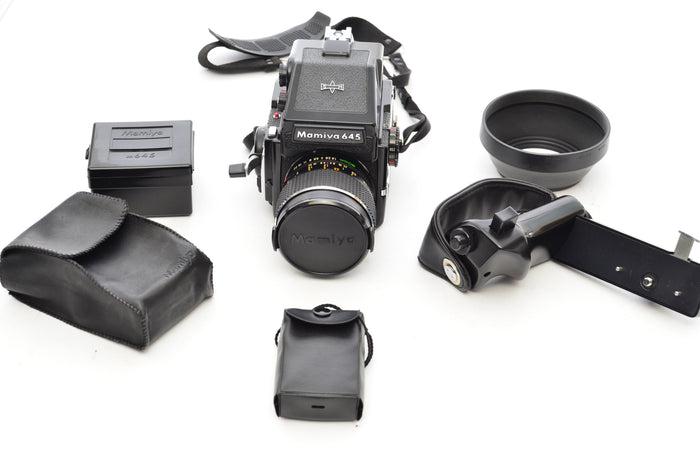 Used Mamiya 645 1000S Vintage Camera + 80mm Lens + Accessories