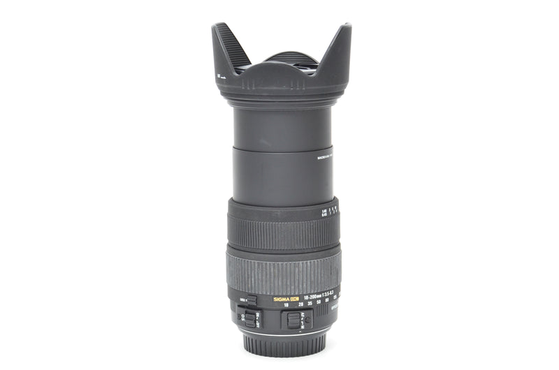 Used Sigma 18-200mm f/3.5-6.3 DC OS HSM Canon Mount Lens