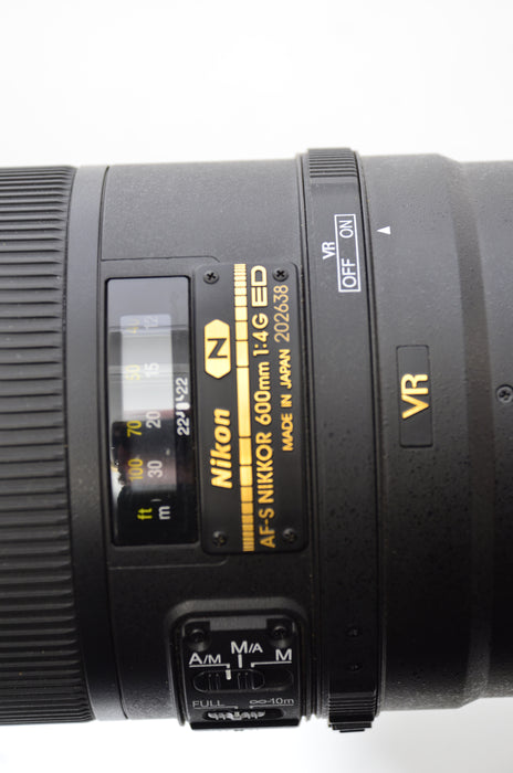 Used Nikon 600mm f/4 G ID VR