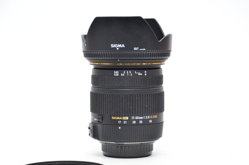 Used Sigma 17-50mm f/2.8 EX DC OS HSM - Nikon Fit