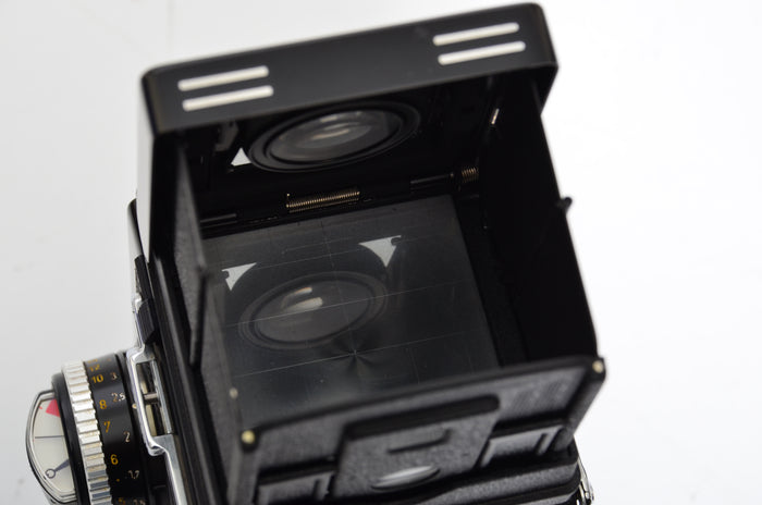 Used Rolleiflex 2.8F White Face With Original Leather Case