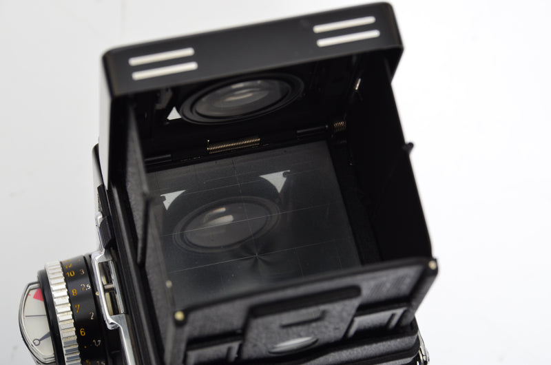 Used Rolleiflex 2.8F White Face With Original Leather Case