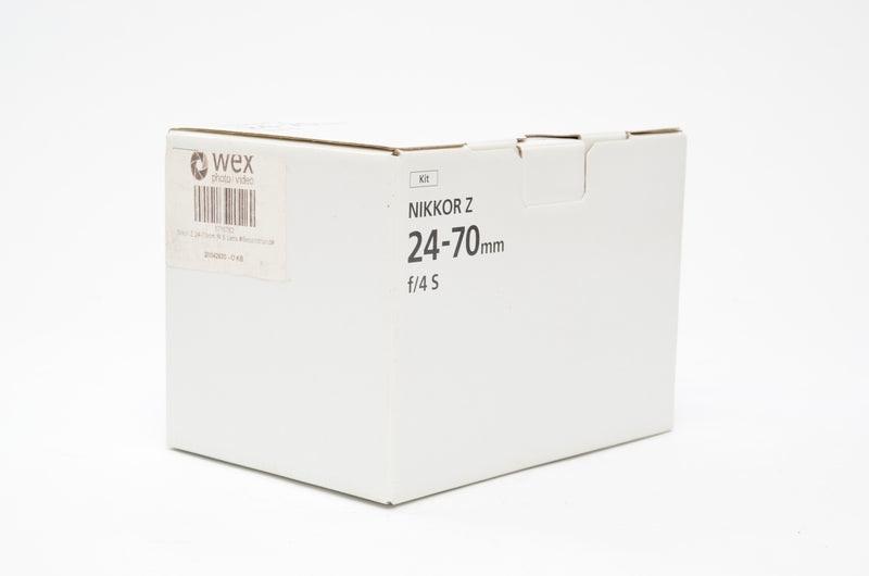 Used Nikon NIKKOR Z 24-70mm f/4 S Lens