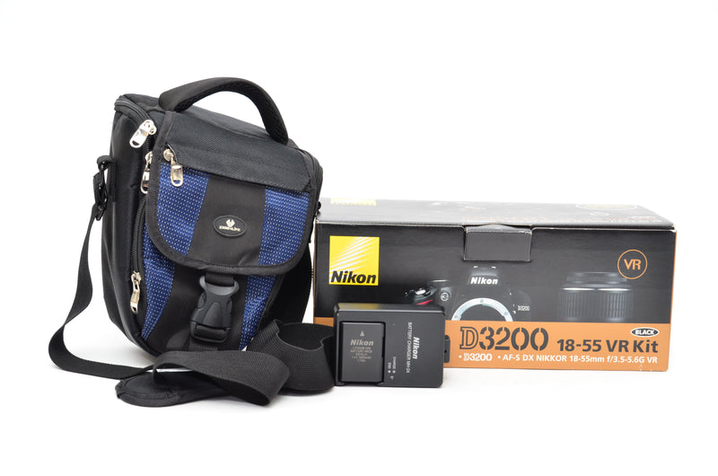 Used Nikon D3200 Camera + AF-S DX NIKKOR 18-55mm f/3.5-5.6 G VR Kit Lens