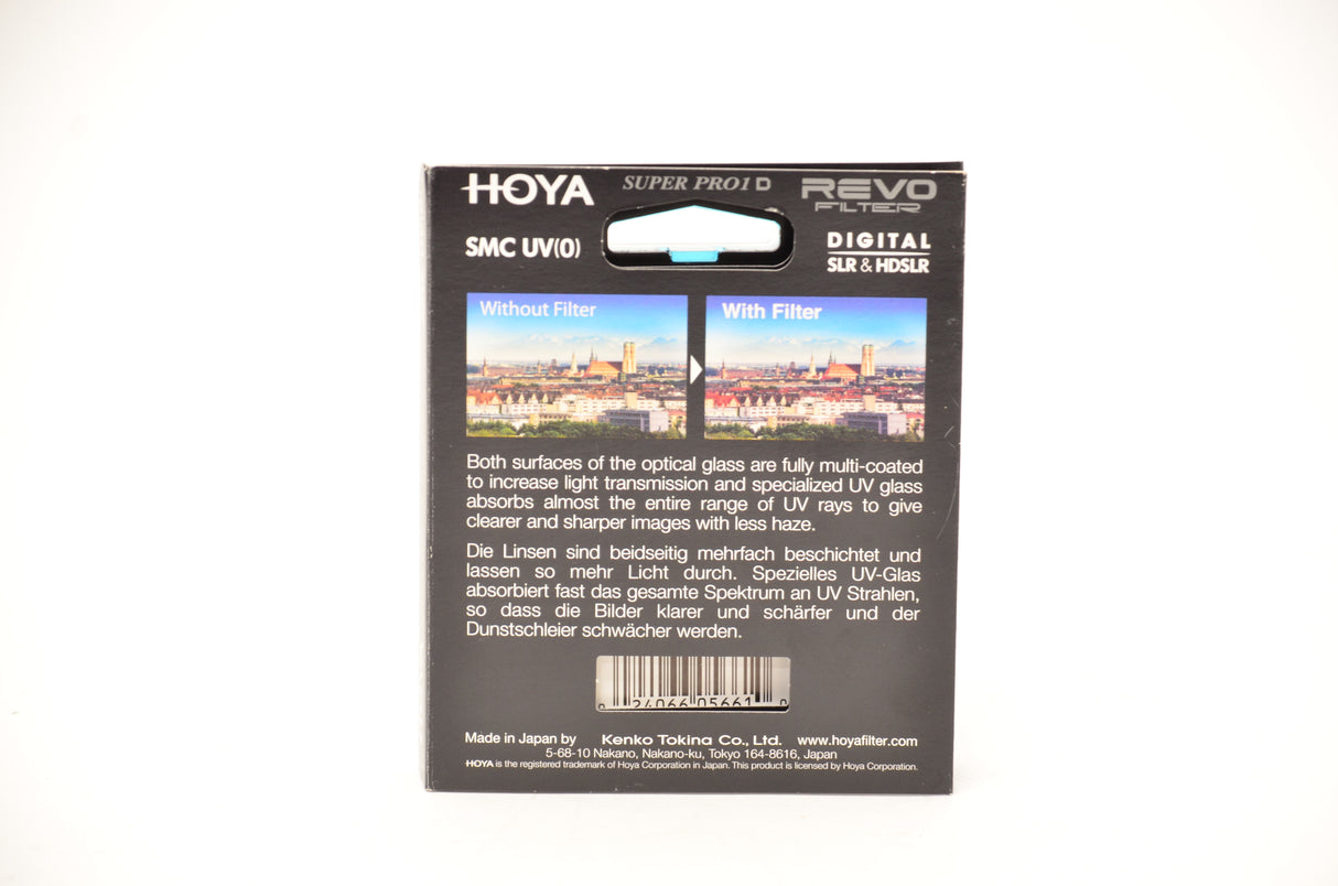 Used Hoya Super Pro1 Revo SMC UV(0) 77m Filter