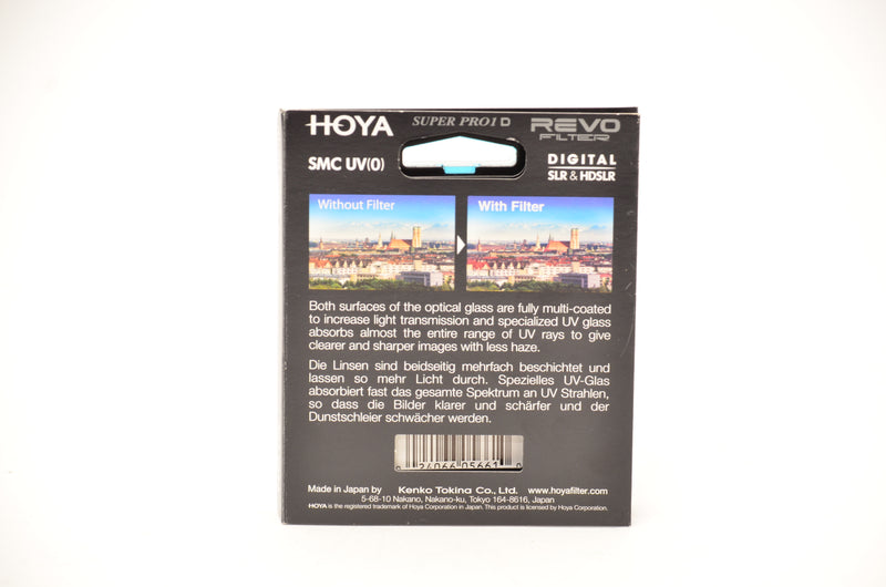 Used Hoya Super Pro1 Revo SMC UV(0) 77m Filter