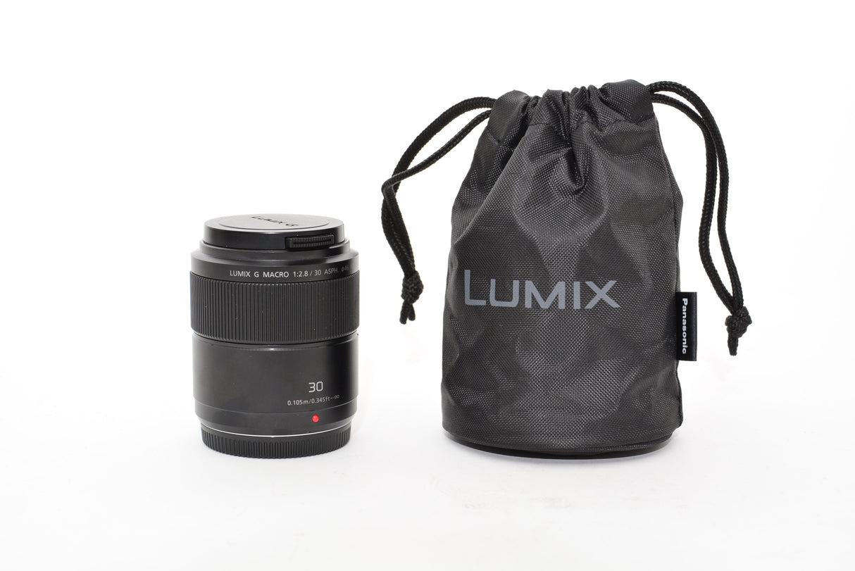 Used Panasonic Lumix G Macro 30mm f/2.8 Aspherical Lens