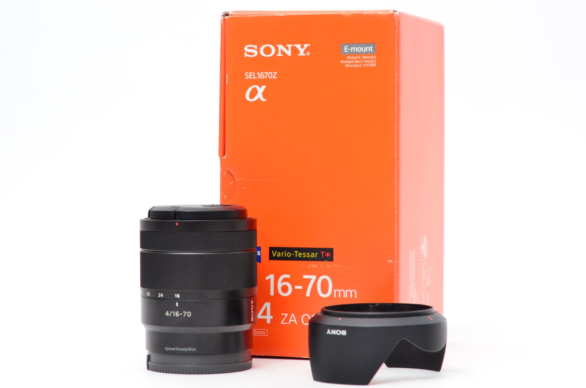 16 70mm Second Hand Sony E Mount Lenses Used Sony E 16-70mm F4 ZA