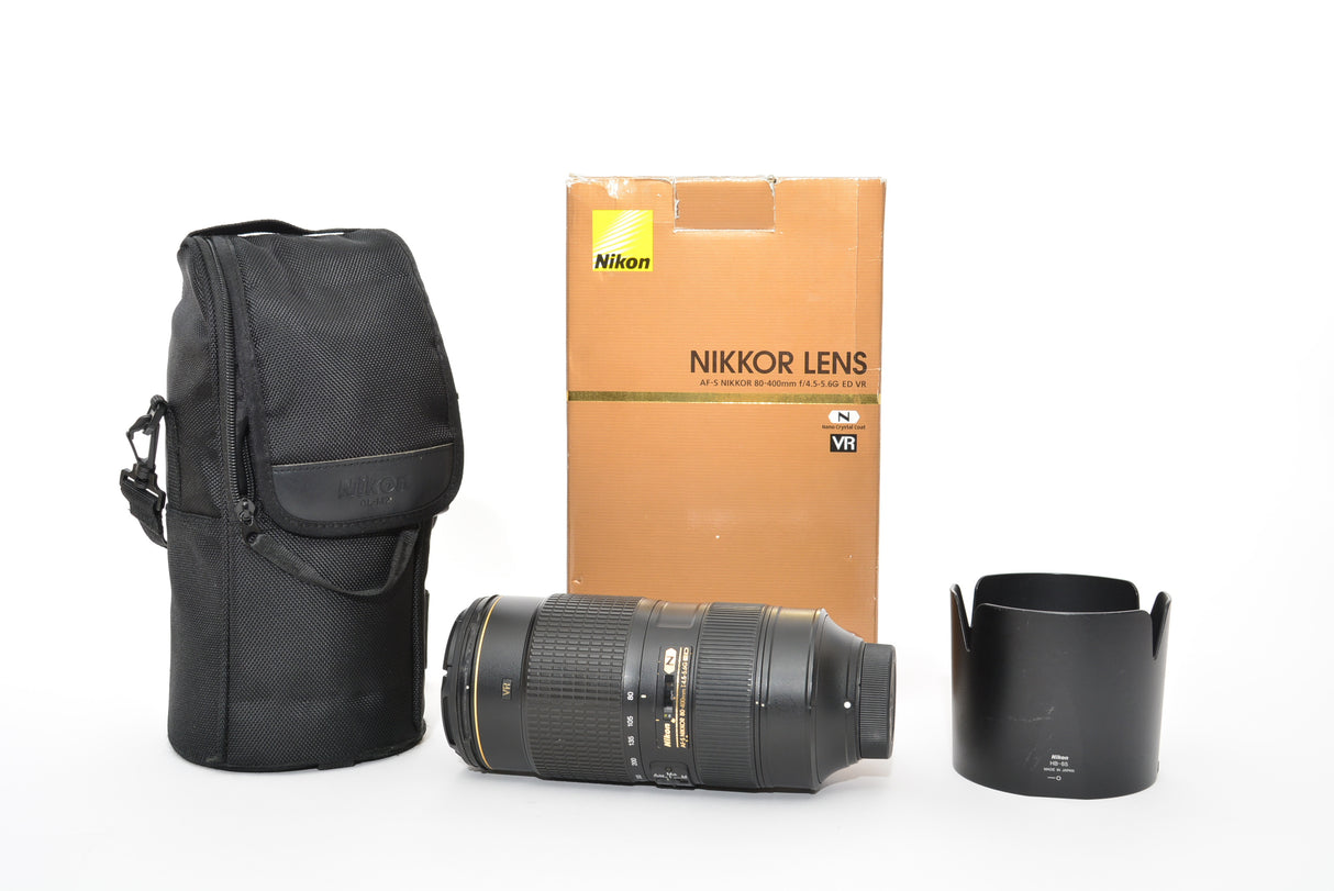 Used Nikon Nikkor AF-S 80-400mm f/4.5-5.6 G ED VR Lens