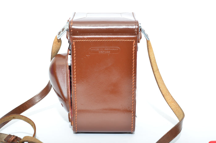 Used Rolleiflex 2.8F White Face With Original Leather Case
