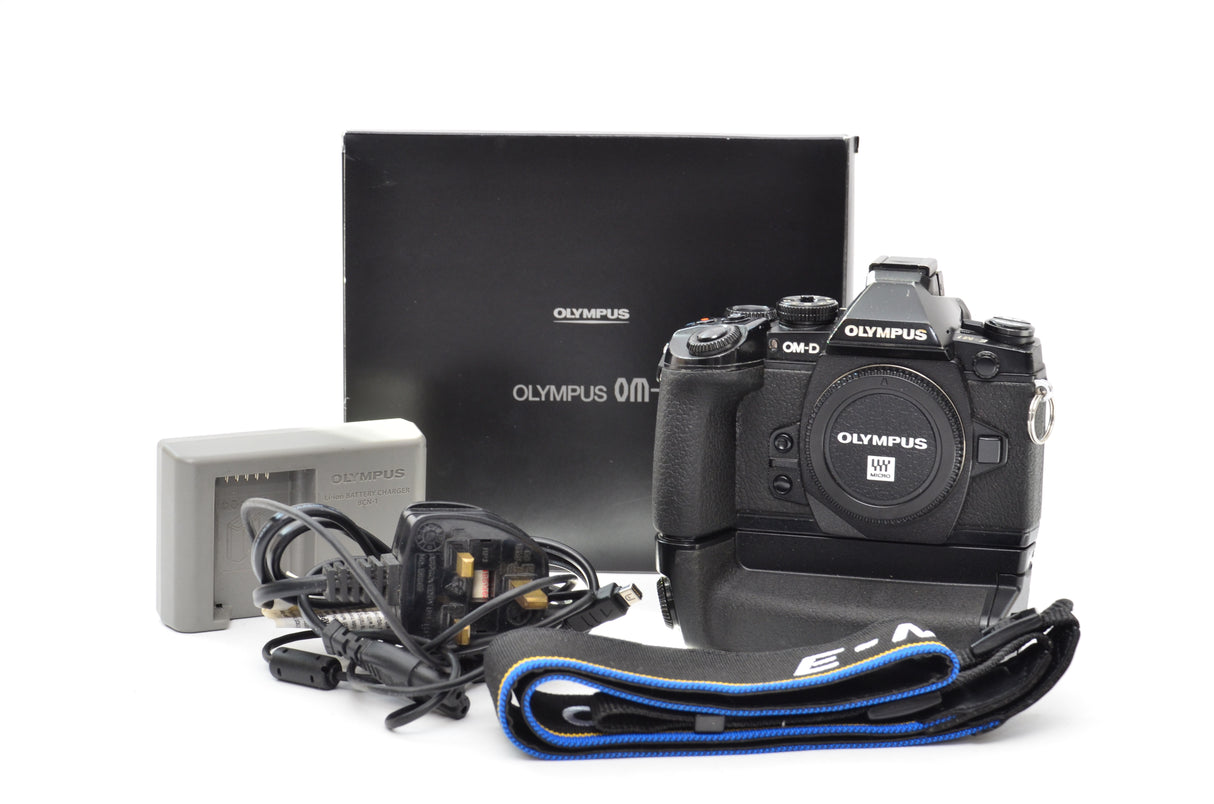 Used Olympus OM-D E-M 1 Camera Body Only + Grip