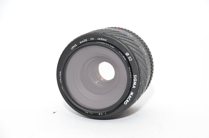 Used Sigma 50mm f/2.8 Macro for Minolta