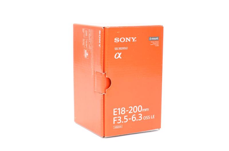 Used Sony E 18-200mm f/3.5-6.3 OSS LE + 12 Month Warranty