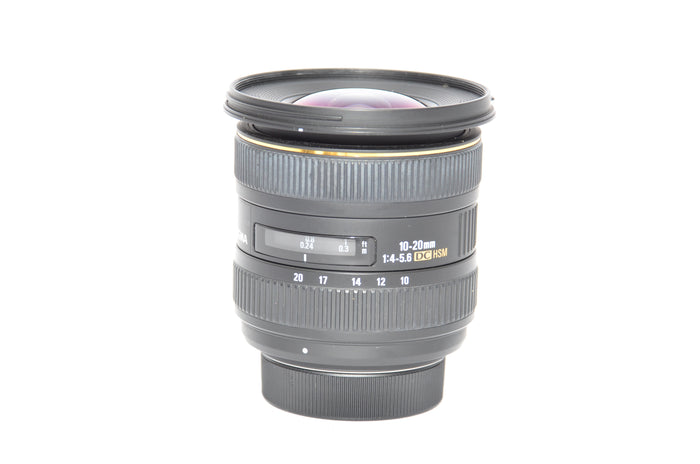 Used Sigma 10-20mm f/4-5.6D EX DC HSM for Nikon F-mount