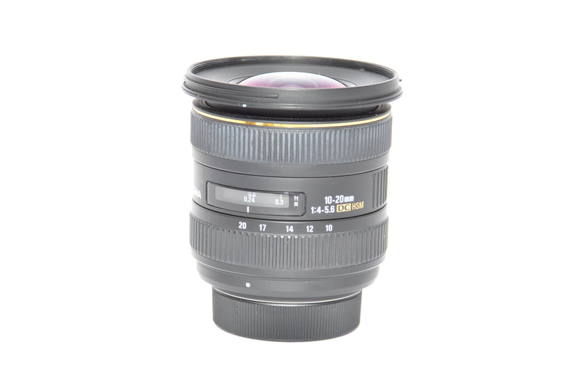 Used Sigma 10-20mm f/4-5.6D EX DC HSM for Nikon F-mount