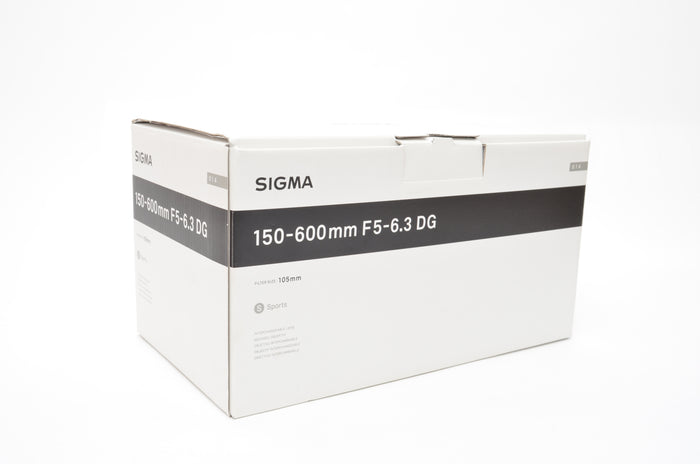 Used Sigma 150-600mm f/5-6.3 DG Sport for Canon