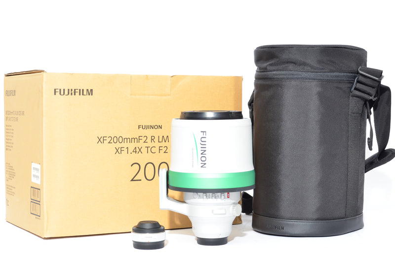 Used Fujifilm Fujinon XF 200mm F2 R LM OIS WR + 1.4X TC F2 WR