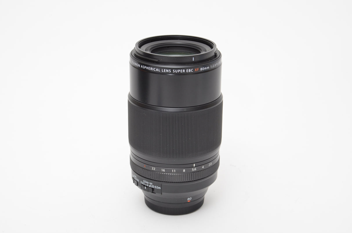 Used Fujinon XF 80mm f/2.8 R LM OIS WR macro lens