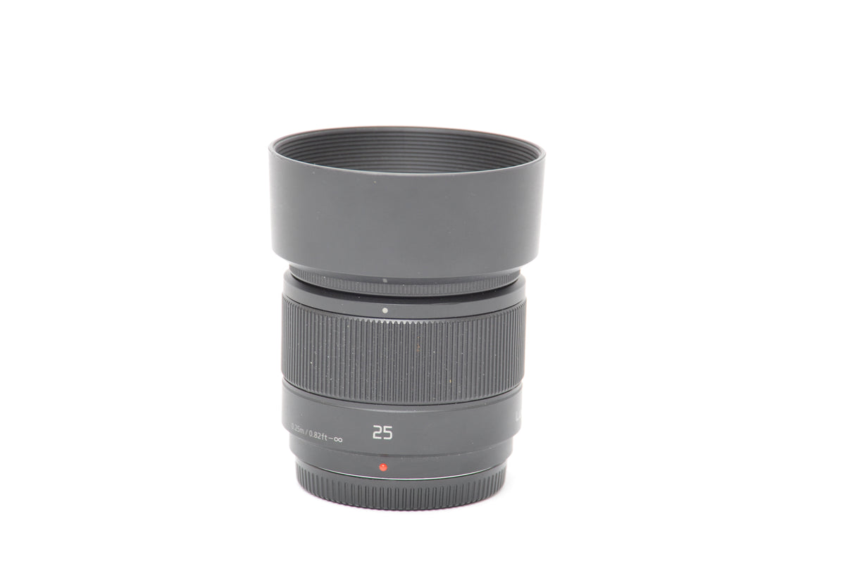 Used Lumix G 25mm f/1.7 aspherical lens
