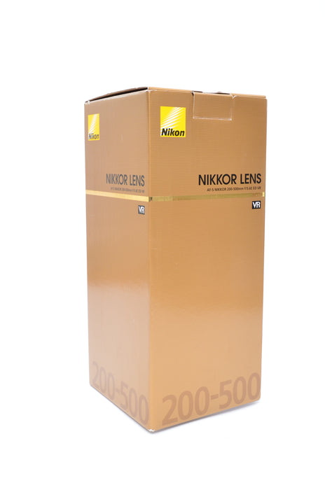 Used Nikon Nikkor AF-S 200-500mm f/5.6E ED VR