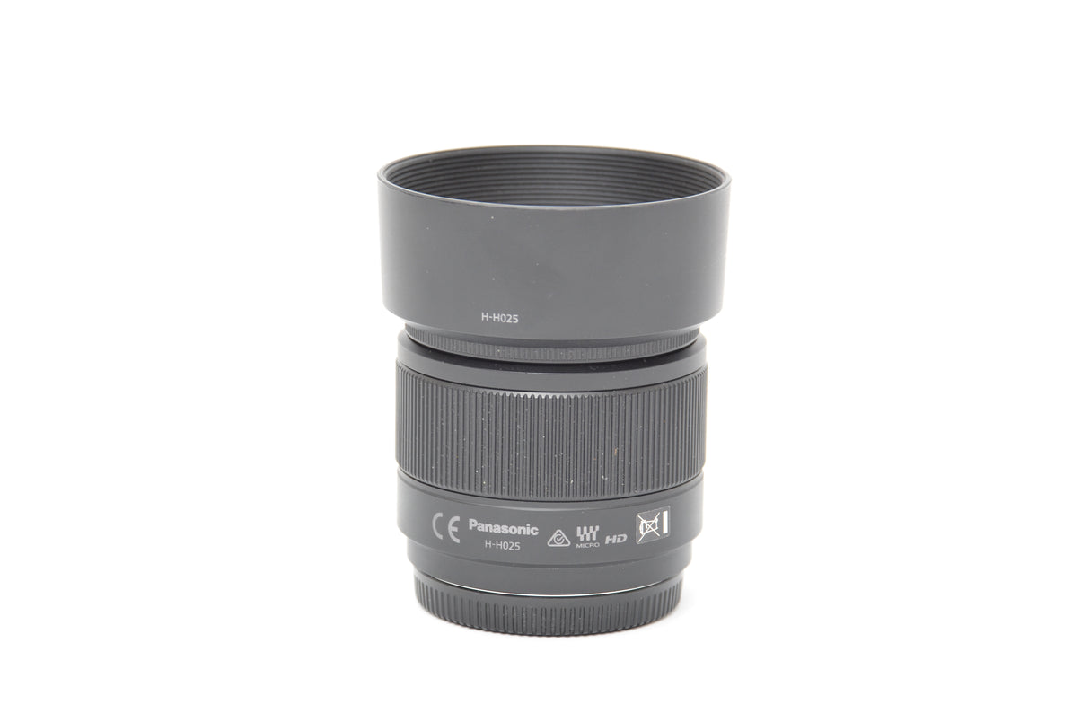 Used Lumix G 25mm f/1.7 aspherical lens
