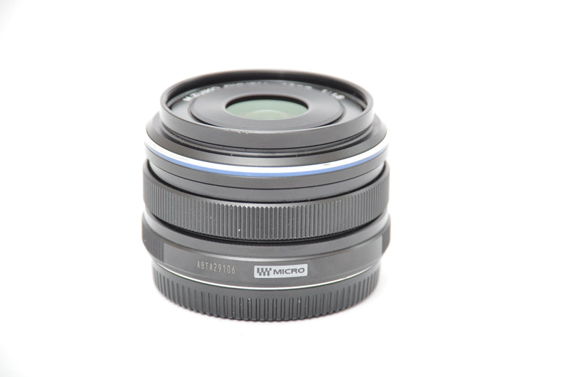 Used Olympus 17mm f/1.8 MSC lens