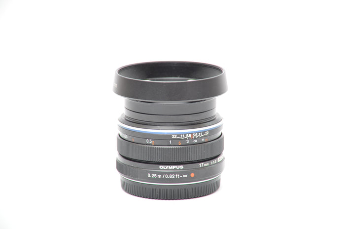 Used Olympus 17mm f/1.8 MSC lens