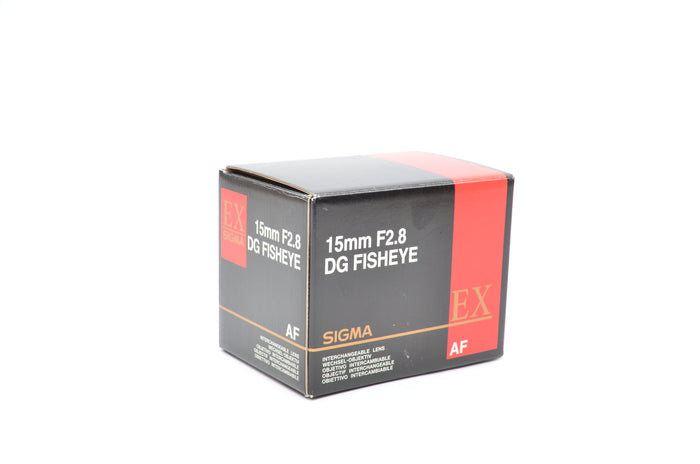 Used Sigma 15mm f/2.8 EX DG for Nikon