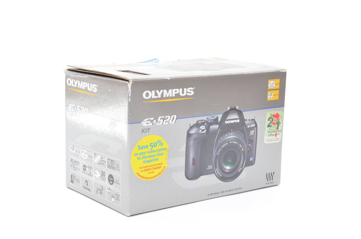 Used Olympus E-520 with 14-42mm f/3.5-5.6